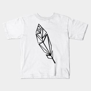 Black Feather Kids T-Shirt